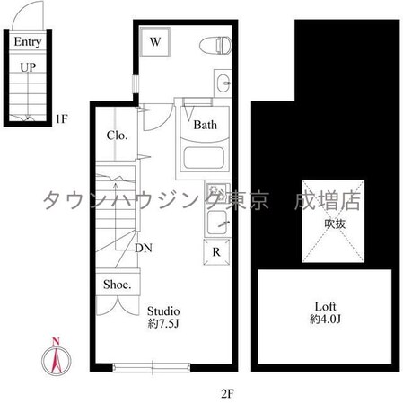 ブライトテラス赤塚の物件間取画像